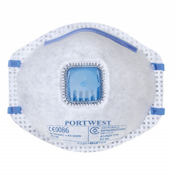 P220 FFP2 Carbon Valved Respirator White