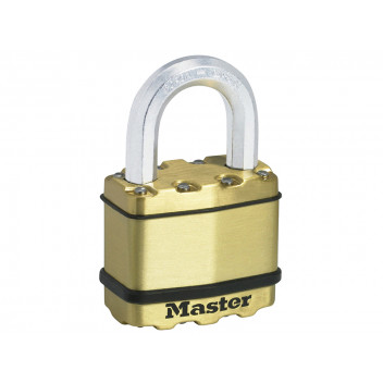 Master Lock Excell Brass Finish 50mm Padlock 4-Pin