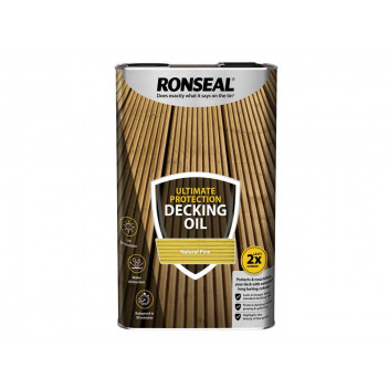 Ronseal Ultimate Protection Decking Oil Natural Pine 5 litre