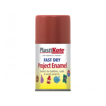 PlastiKote Fast Dry Enamel Aerosol Nut Brown 100ml