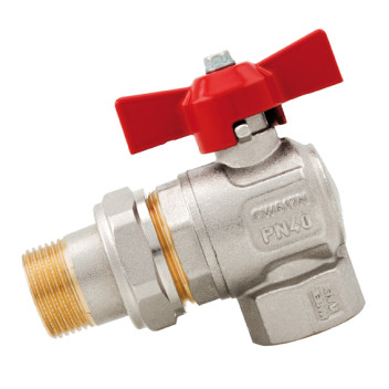 1/2\" BSPP M/F Brass Ball Valve Full Flow