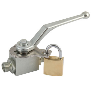 M22 x 1.5 Metric Male Ball Valve 2 Way Lockable