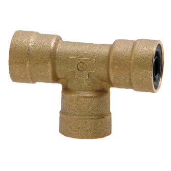 6 x 8mm OD Unequal Tee