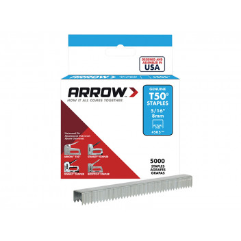 Arrow T50 Staples 8mm (5/16in) Bulk Pack 5000