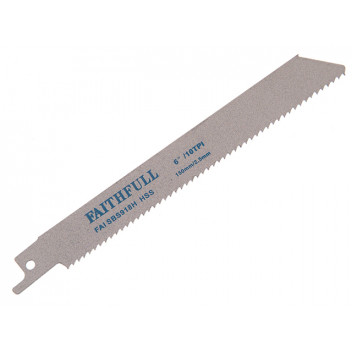 Faithfull S918H Sabre Saw Blade Metal 150mm 10 TPI (Pack of 5)