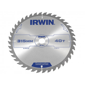 IRWIN General Purpose Table & Mitre Saw Blade 315 x 30mm x 40T ATB