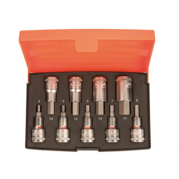 Bahco S9HEX 1/2in Drive Socket Set of 9 Metric