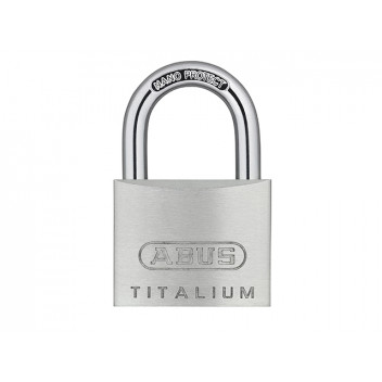 ABUS Mechanical 64TI/50mm TITALIUM Padlock Carded