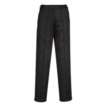 LW97 Ladies Elasticated Trouser Black Medium