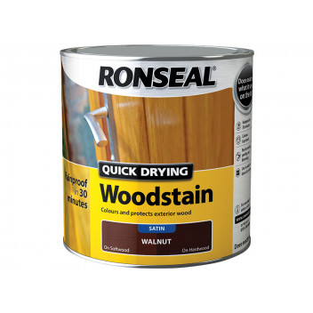 Ronseal Quick Drying Woodstain Satin Mahogany 2.5 litre