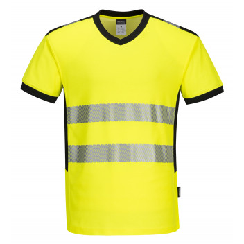 PW310 PW3 Hi-Vis V-Neck T-Shirt  3 XL