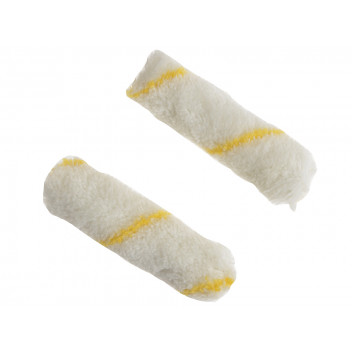 Stanley Tools Medium Pile Silver Stripe Sleeve 100mm (4in) 2 Pack