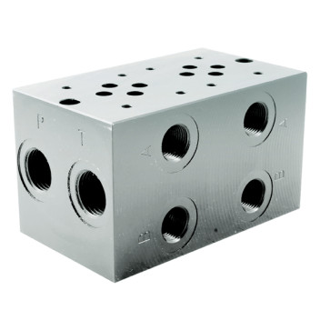 CETOP 3 4 STATION MANIFOLD ALUMINUIM