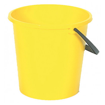Plastic 10L Bucket Yellow