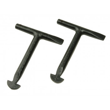 Monument 1010L Manhole Keys (Pack of 2) 125mm (5in)