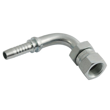 M16 Metric Female (Komatsu Style) x Hose Tail 90? Swept Elbow