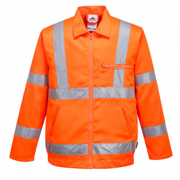 RT40 Hi-Vis Poly-cotton Jacket RIS Orange 3 XL