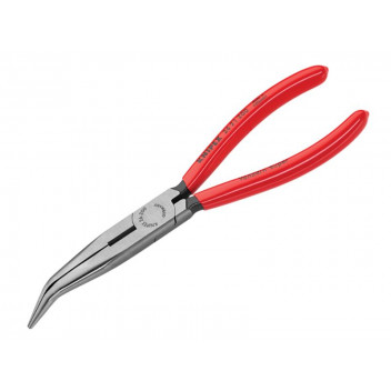 Knipex Bent Snipe Nose Side Cutting Pliers PVC Grip 200mm (8in)