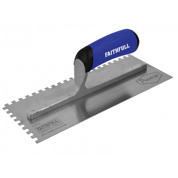 Faithfull Prestige Notched Trowel 275 x 115mm (11 x 4.1/2in)