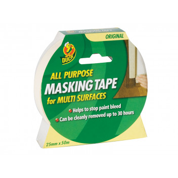 Shurtape Duck Tape All-Purpose Masking Tape 25mm x 50m