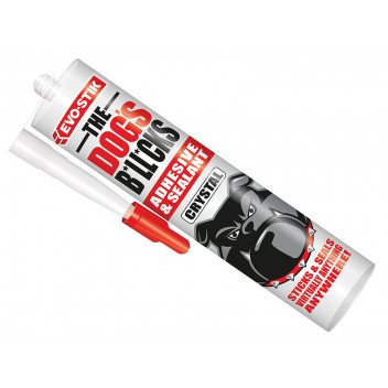 EVO-STIK The Dog\'s B*ll*cks Multipurpose Adhesive & Sealant Crystal Clear 290ml