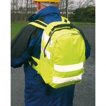 B905 Hi-Vis Rucksack Yellow