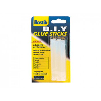 Bostik DIY Hot Melt Glue Sticks (Pack 6)