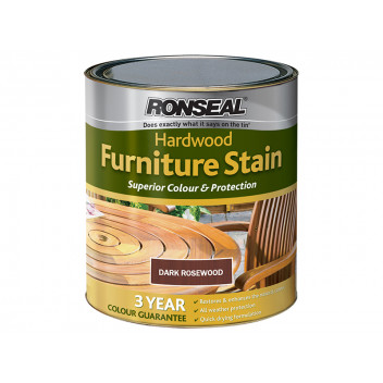 Ronseal Ultimate Protection Hardwood Garden Furniture Stain Rosewood 750ml