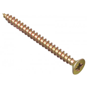 ForgeFix Multi-Purpose Pozi Compatible Screw CSK ST ZYP 5.0 x 60mm Box 100