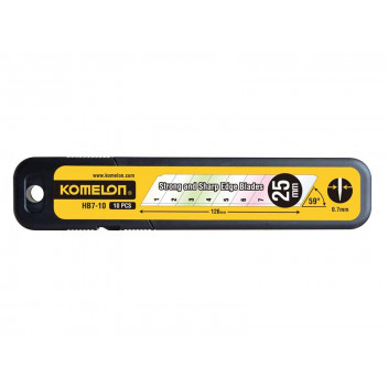 Komelon Snap-Off Blades 25mm (Pack 10)