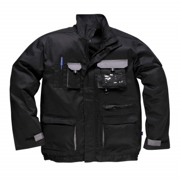 TX10 Portwest Texo Contrast Jacket Black Large