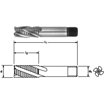Ripper Cutters - Standard Screwed Shank Metric 20.0