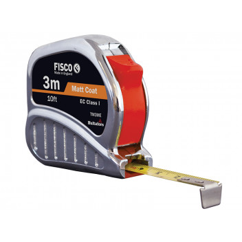 TM3ME Chrome Tri-Matic Pocket Tape 3m/10ft (Width 13mm) ref: HUL368013