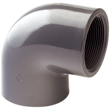 32MM X 1\" UPVC PLAIN/THREAD 90? ELBOW