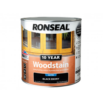 Ronseal 10 Year Woodstain Ebony 750ml