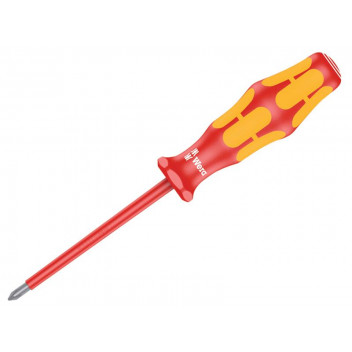 Wera Kraftform Plus 162i VDE Insulated Screwdriver Phillips Tip PH1 x 80mm