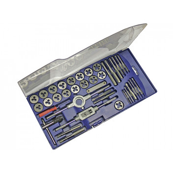 Faithfull Metric Tap & Die Set of 39 Carbon Steel