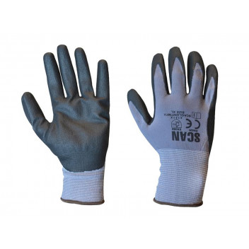 Scan Microfoam Nitrile Coated Gloves - XXL (Size 11)