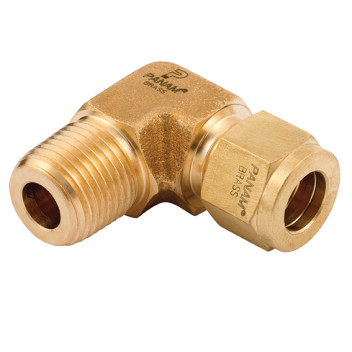 1/4\" BSP Tapered x 10mm Outside Diameter Elbow