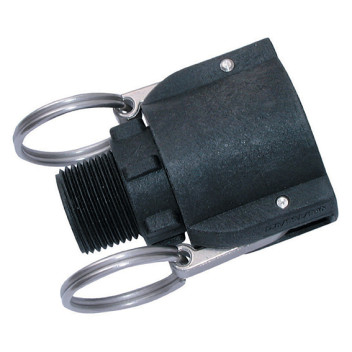 1.1/4\"NPT MALE CAMLOCK TYPE B POLYPROP