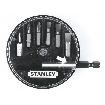 Stanley Tools Slotted/Phillips Insert Bit Set, 7 Piece