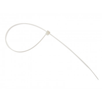ForgeFix Cable Tie Natural/Clear 4.8 x 300mm (Bag 100)