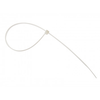 ForgeFix Cable Tie Natural/Clear 7.6 x 380mm (Bag 100)