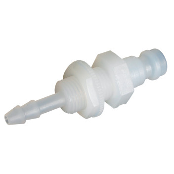 4mm TAILED BULKHEAD PVDF PLUG