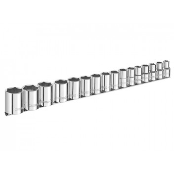 Expert Socket Set of 16 Metric 1/2in Drive