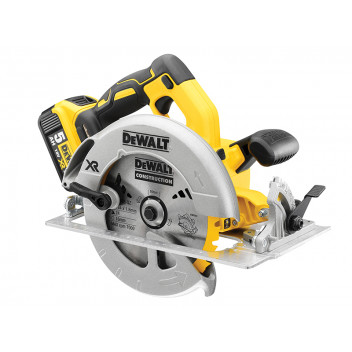 DEWALT DCS570P2 XR Brushless Circular Saw 184mm 18V 2 x 5.0Ah Li-ion