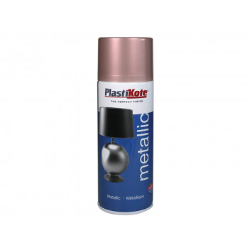 PlastiKote Metallic Spray Rose Gold 400ml