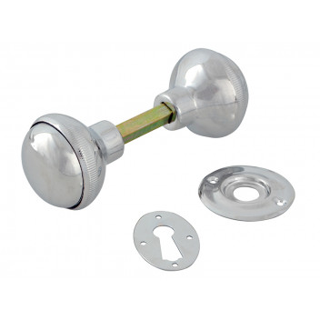 Yale Locks P405 Rim Knob Chrome Finish