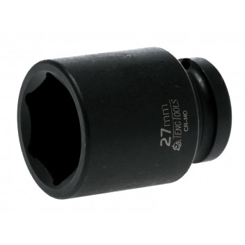 Teng Impact Socket Hexagon 6-Point 1/2in Drive 27mm