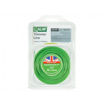 ALM Manufacturing SL315 Light-Duty Petrol Trimmer Line 2.0mm x 15m